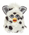 A spotted Furby