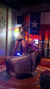 Mechanical bull in an Austin bar