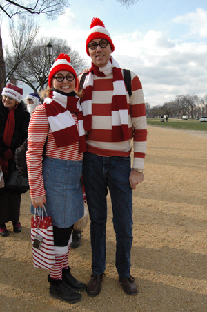 Where's Waldo? At Santarchy DC