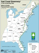 East Coast Greenway Overview Map