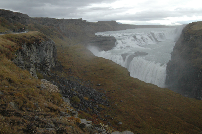 Gullfoss, a waterfall in Iceland